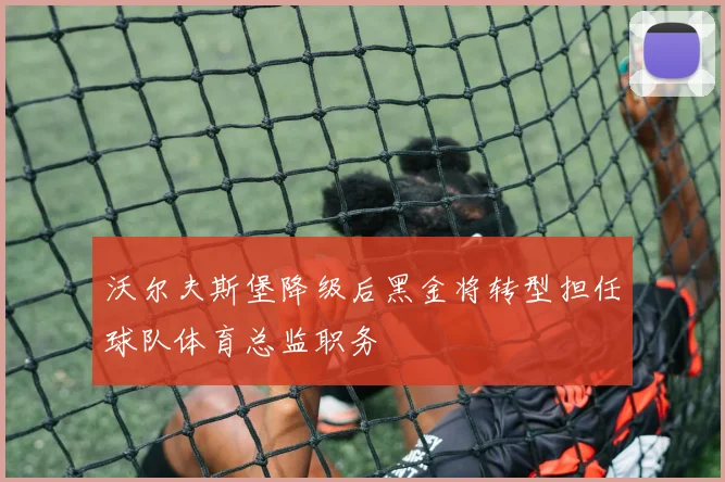 沃尔夫斯堡降级后黑金将转型担任球队体育总监职务